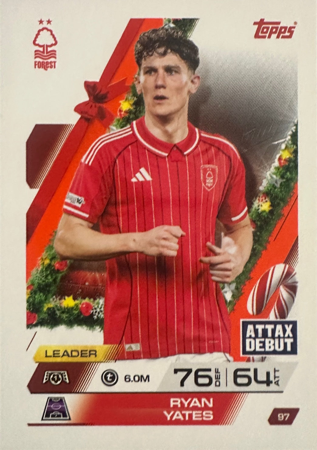Topps Match Attax 2025/26 UCL Champions League - Scegli Parallel Festive Squadzone