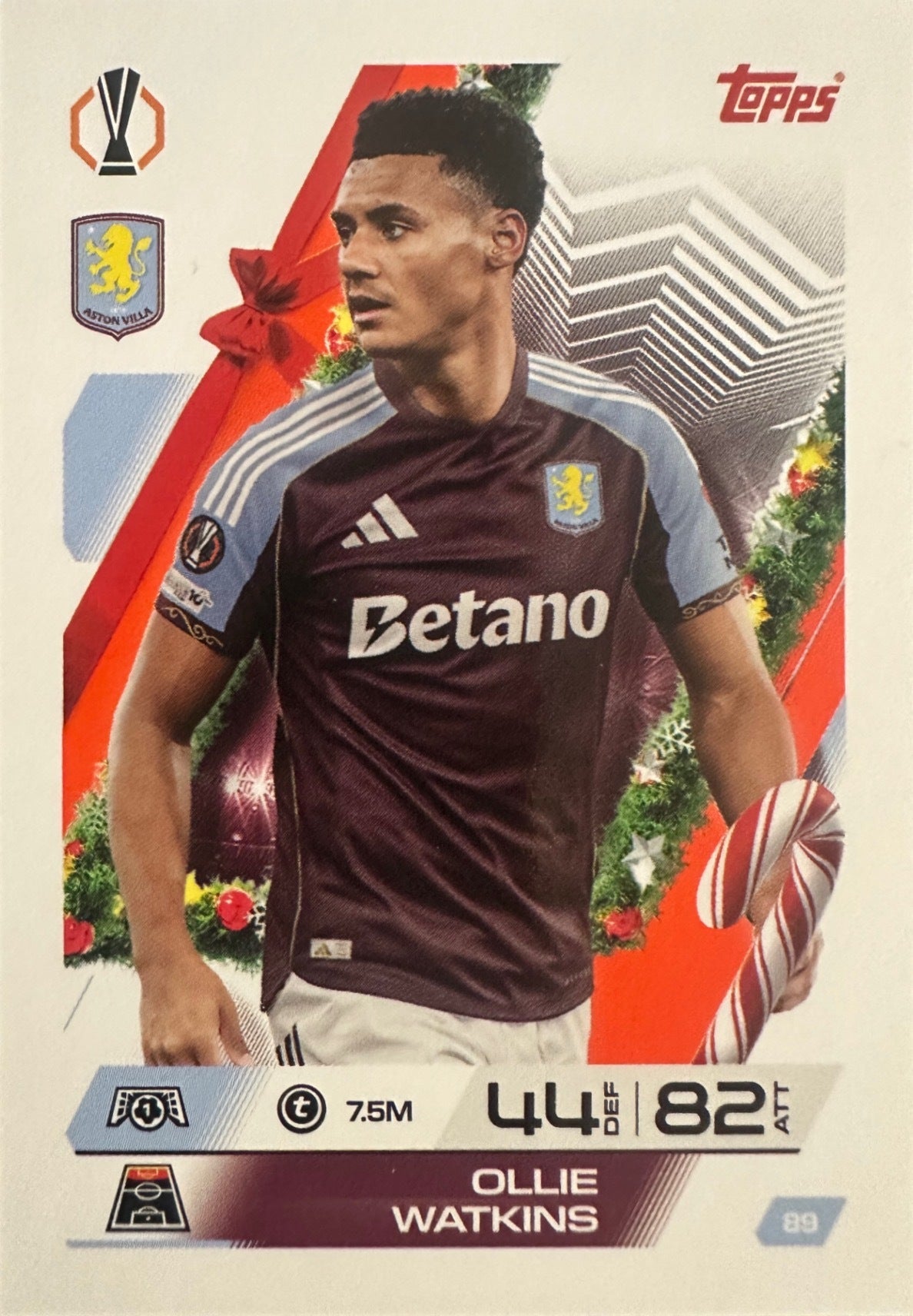 Topps Match Attax 2025/26 UCL Champions League - Scegli Parallel Festive Squadzone