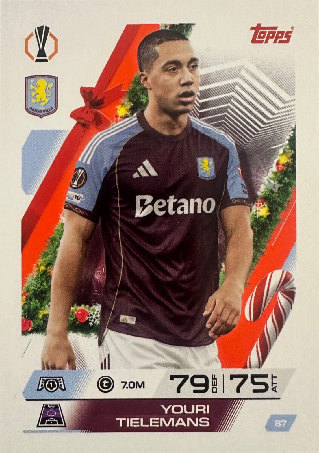 Topps Match Attax 2025/26 UCL Champions League - Scegli Parallel Festive Squadzone