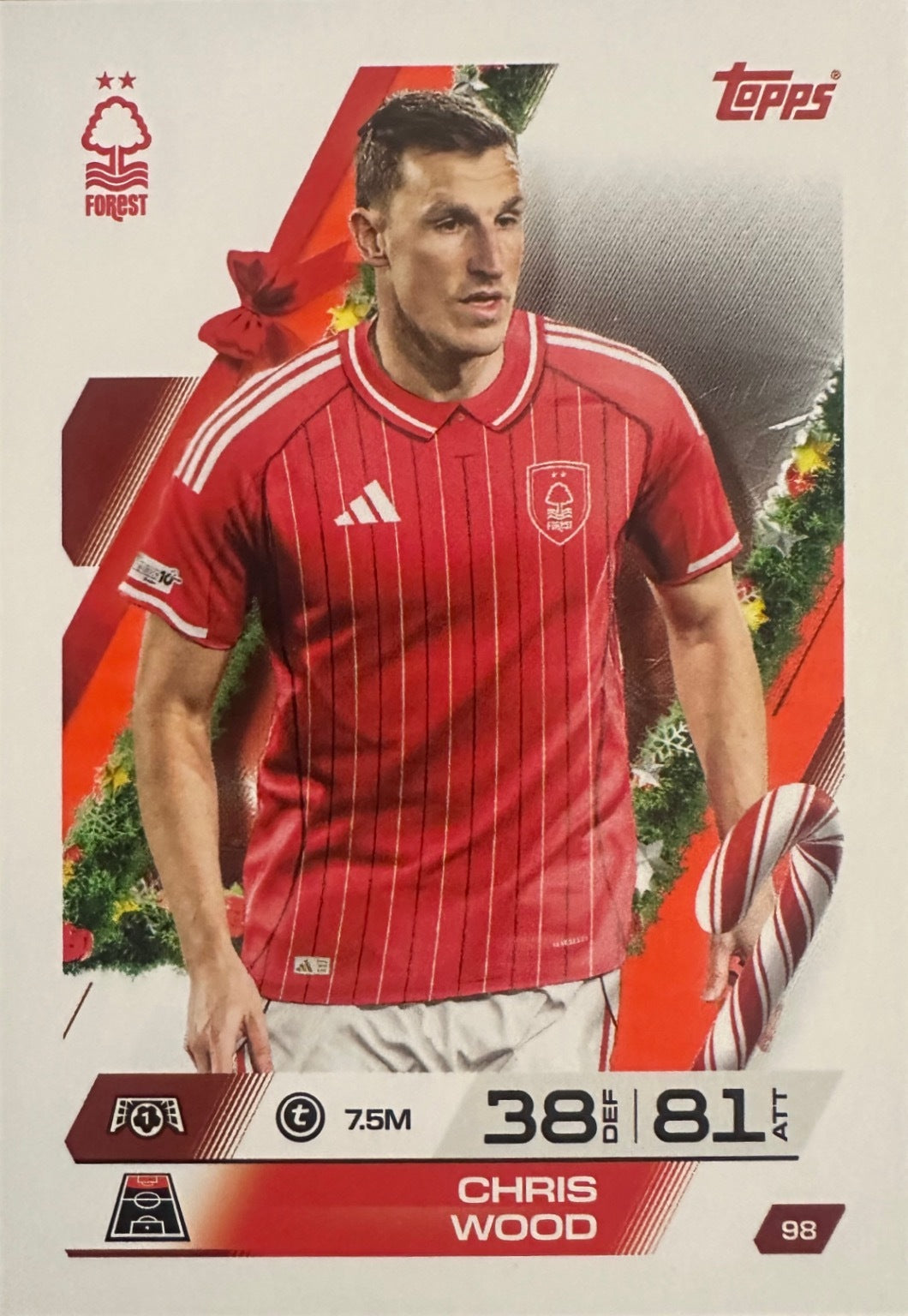 Topps Match Attax 2025/26 UCL Champions League - Scegli Parallel Festive Squadzone