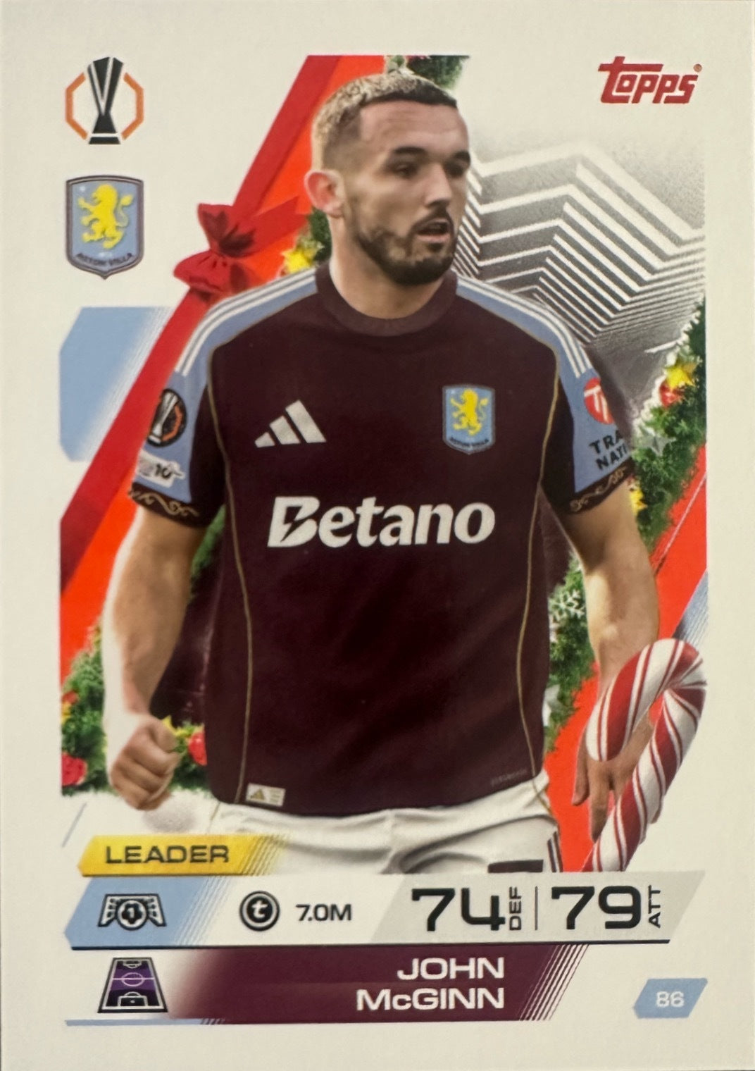 Topps Match Attax 2025/26 UCL Champions League - Scegli Parallel Festive Squadzone