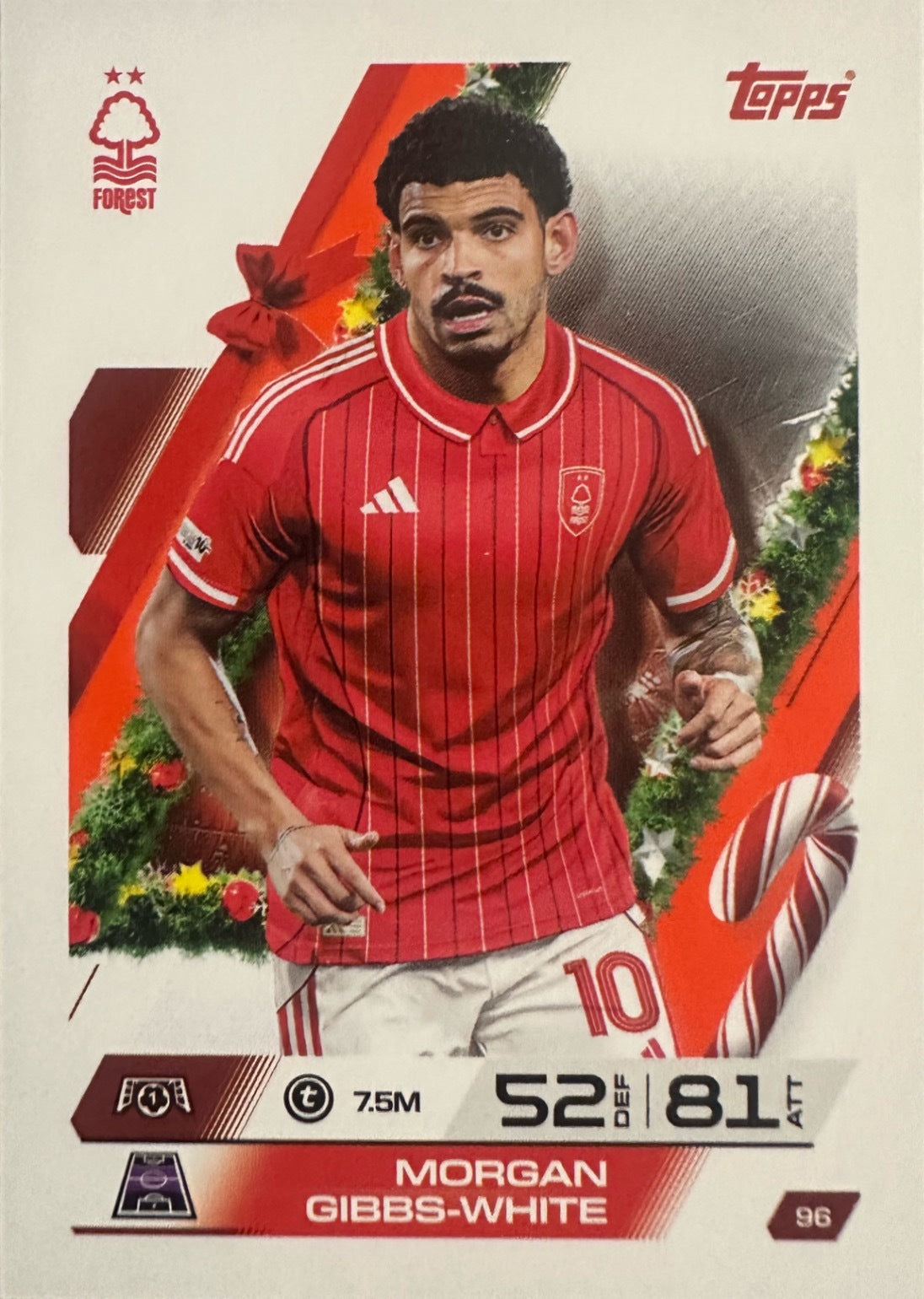 Topps Match Attax 2025/26 UCL Champions League - Scegli Parallel Festive Squadzone