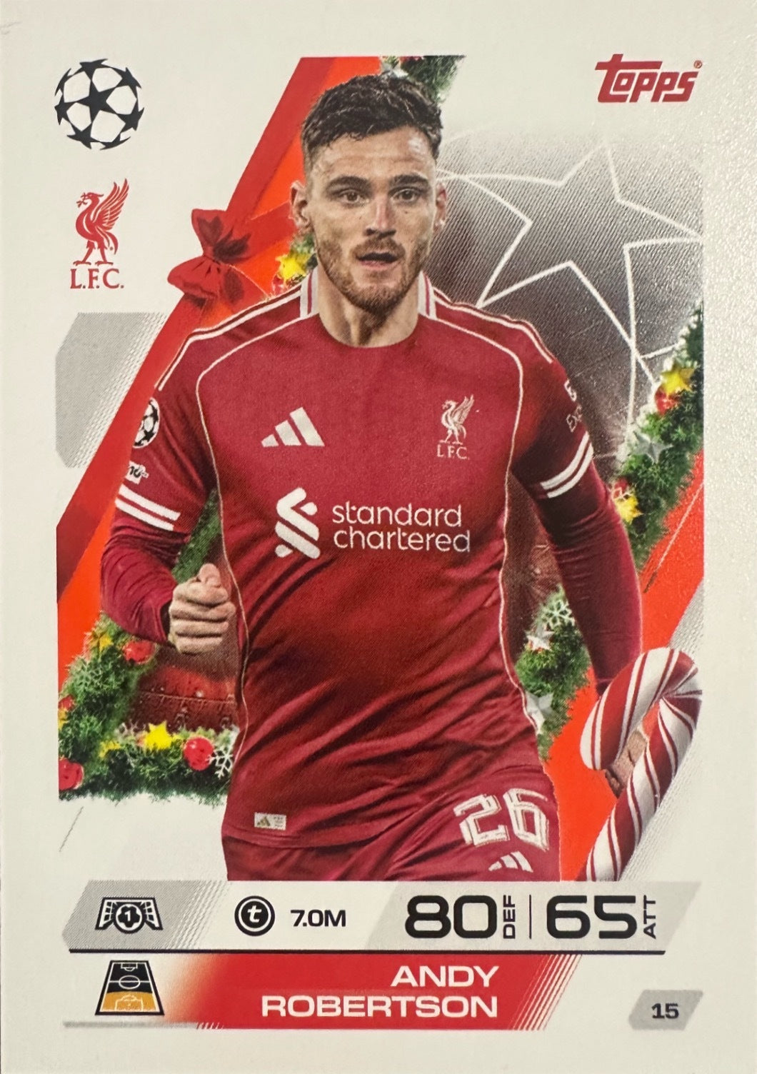 Topps Match Attax 2025/26 UCL Champions League - Scegli Parallel Festive Squadzone