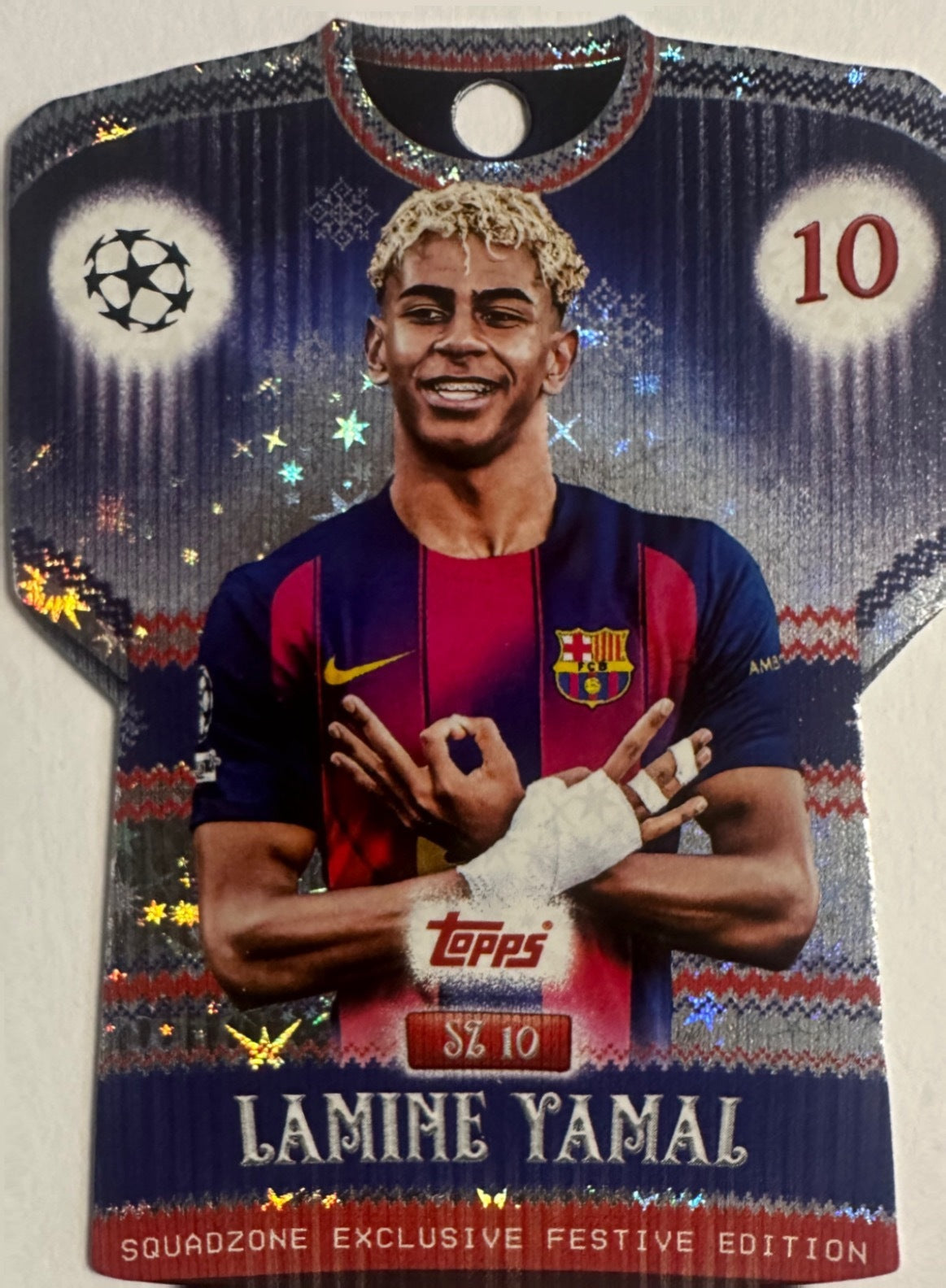 Topps Match Attax 2025/26 UCL Champions League - Scegli Parallel Festive Squadzone
