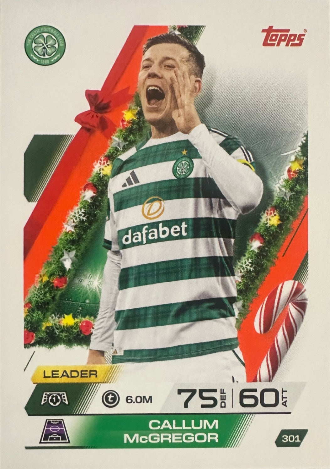 Topps Match Attax 2025/26 UCL Champions League - Scegli Parallel Festive Squadzone