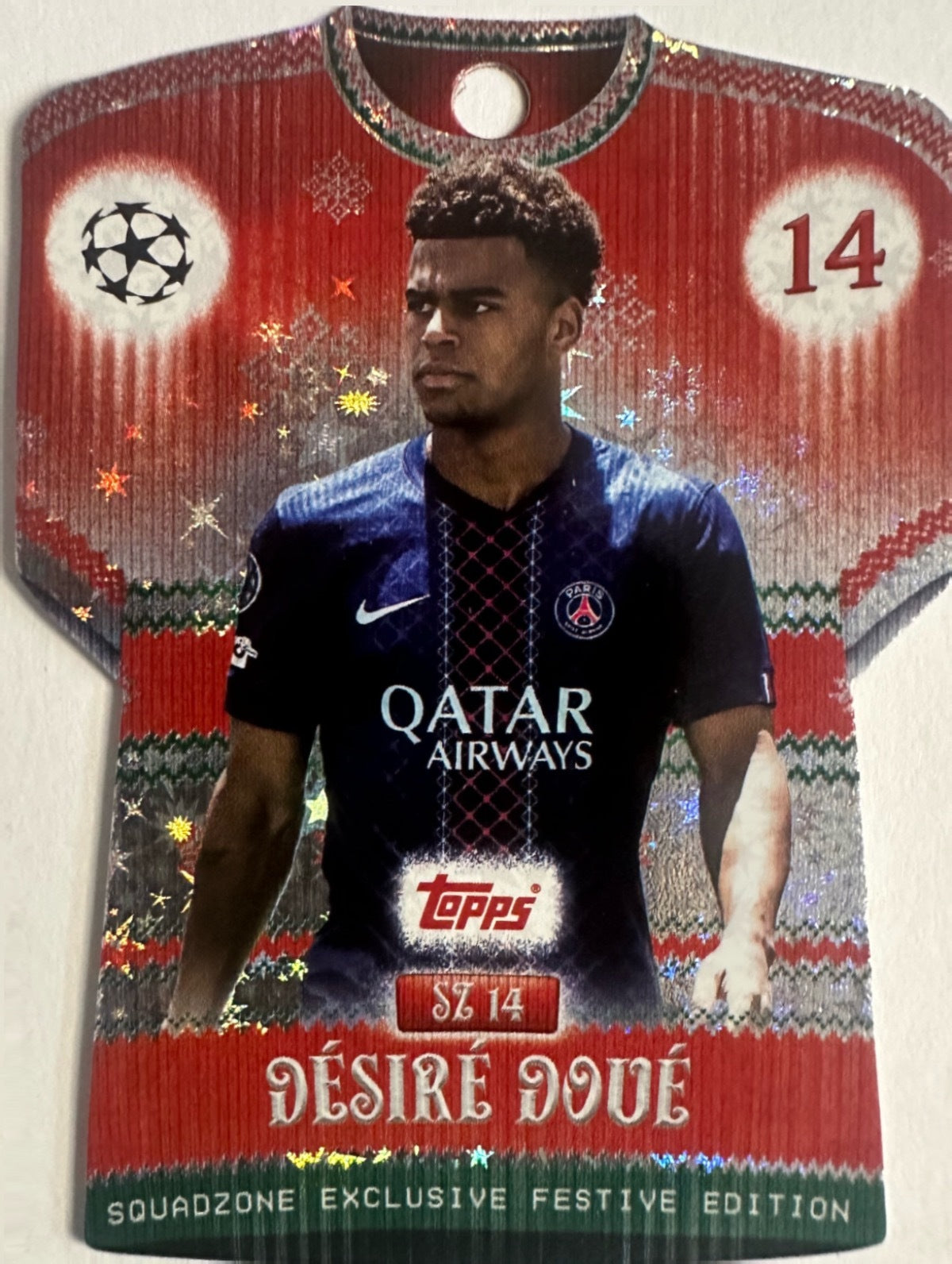 Topps Match Attax 2025/26 UCL Champions League - Scegli Parallel Festive Squadzone