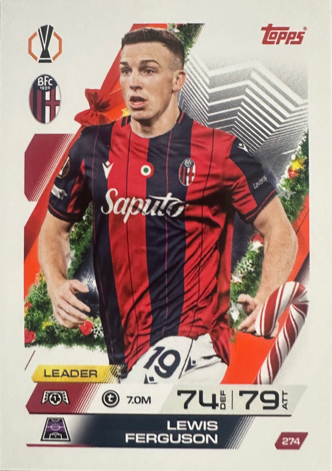 Topps Match Attax 2025/26 UCL Champions League - Scegli Parallel Festive Squadzone