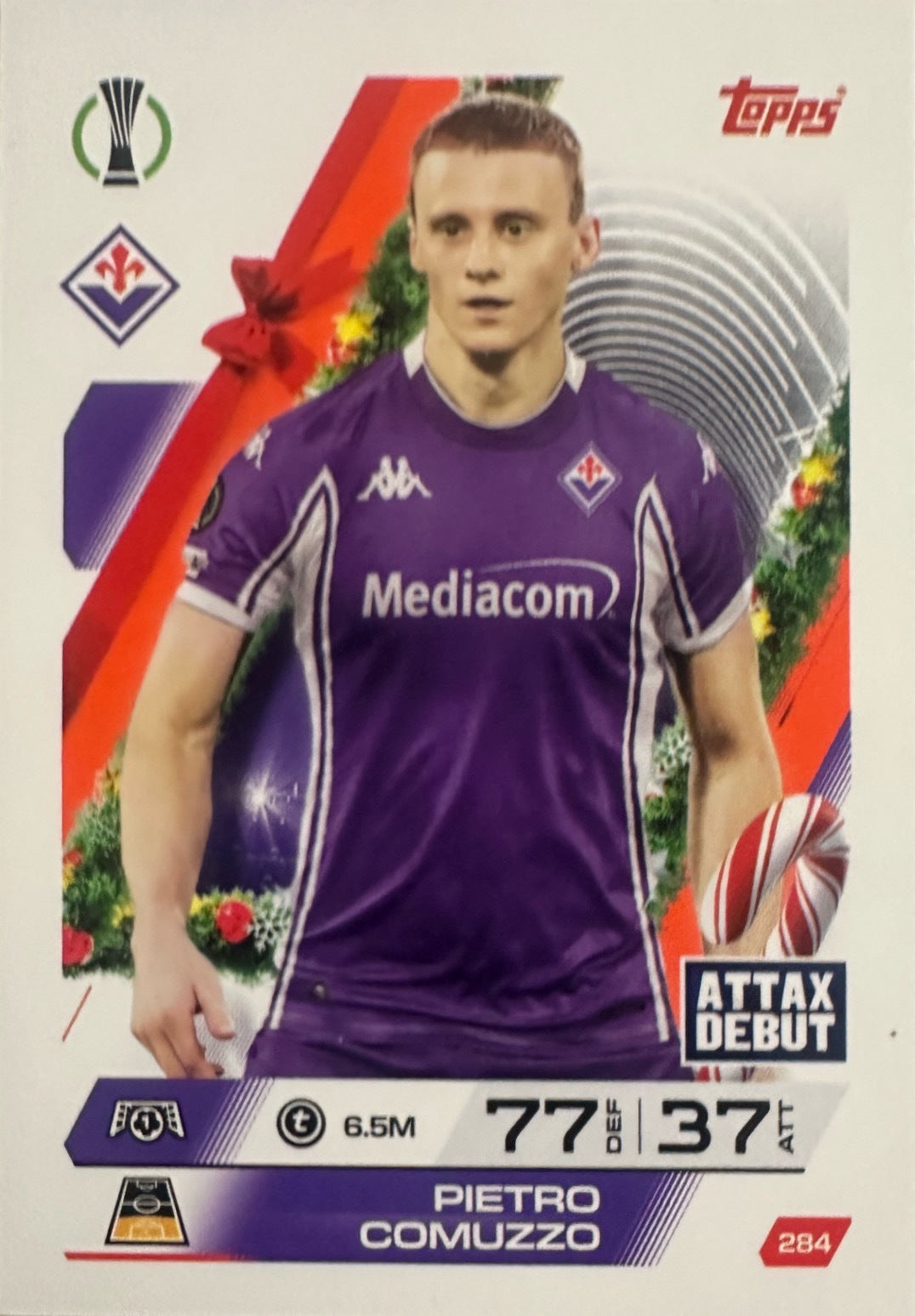 Topps Match Attax 2025/26 UCL Champions League - Scegli Parallel Festive Squadzone