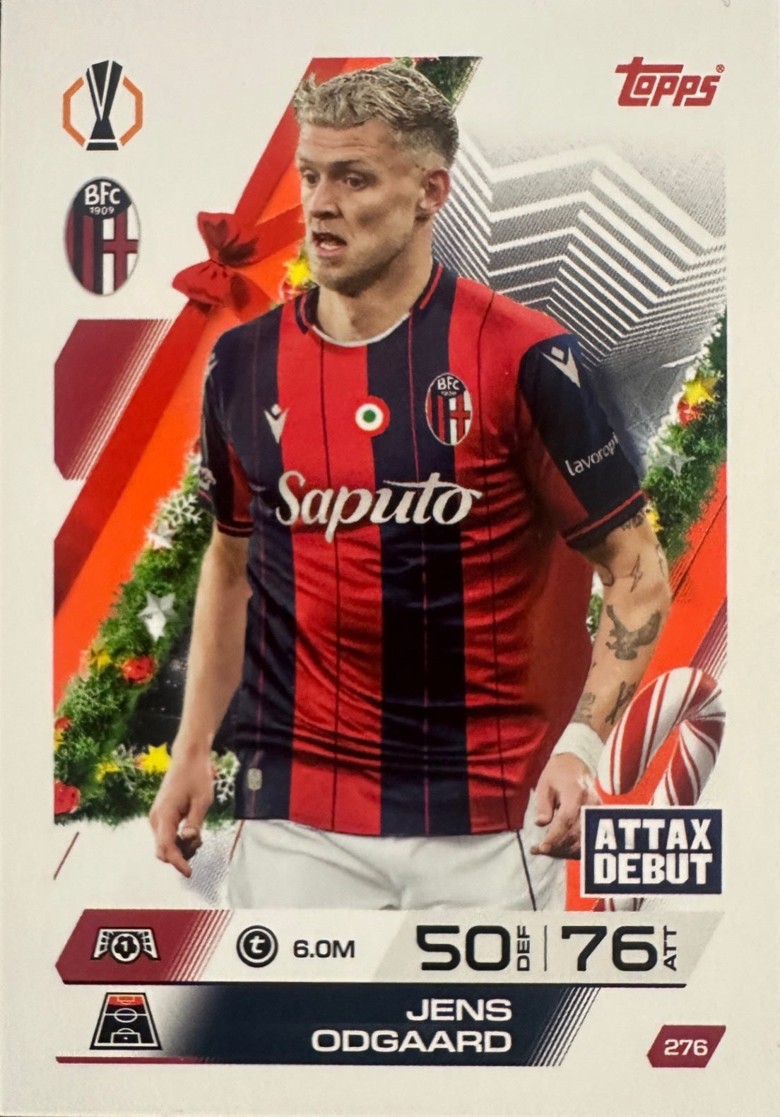Topps Match Attax 2025/26 UCL Champions League - Scegli Parallel Festive Squadzone