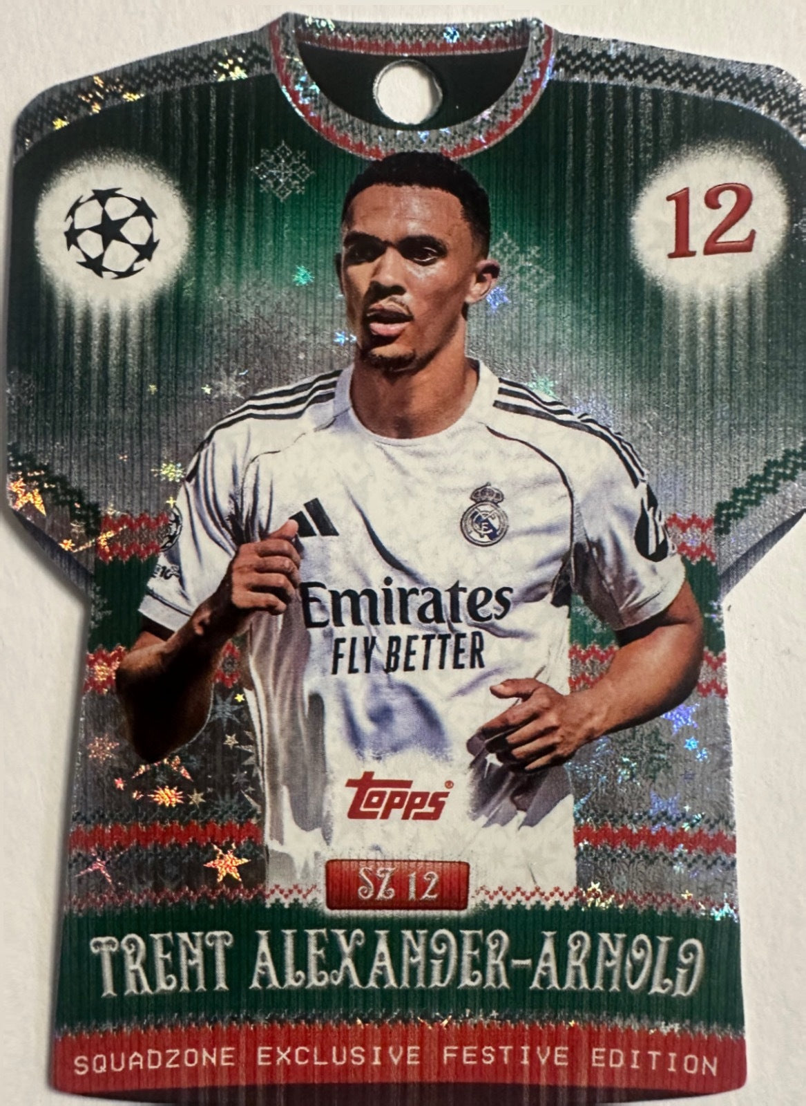 Topps Match Attax 2025/26 UCL Champions League - Scegli Parallel Festive Squadzone