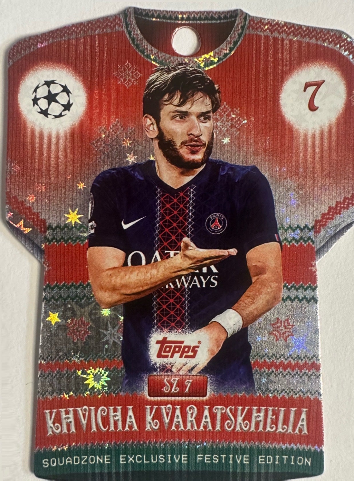 Topps Match Attax 2025/26 UCL Champions League - Scegli Parallel Festive Squadzone