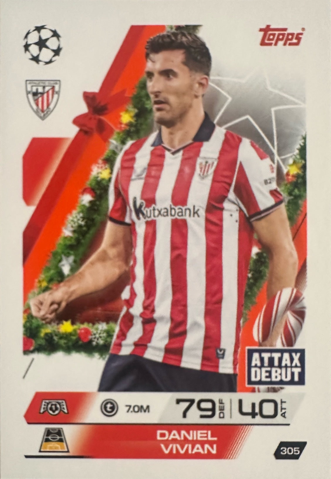 Topps Match Attax 2025/26 UCL Champions League - Scegli Parallel Festive Squadzone