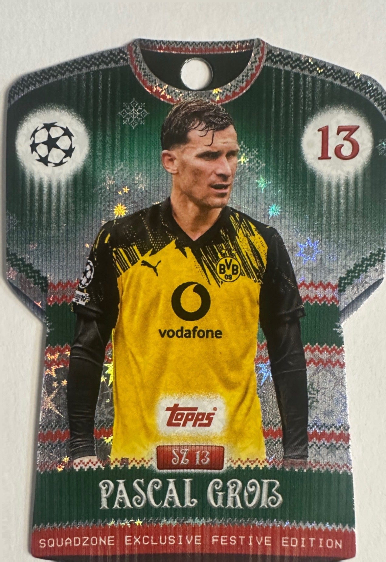 Topps Match Attax 2025/26 UCL Champions League - Scegli Parallel Festive Squadzone