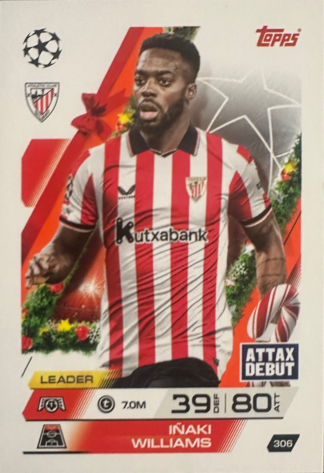 Topps Match Attax 2025/26 UCL Champions League - Scegli Parallel Festive Squadzone