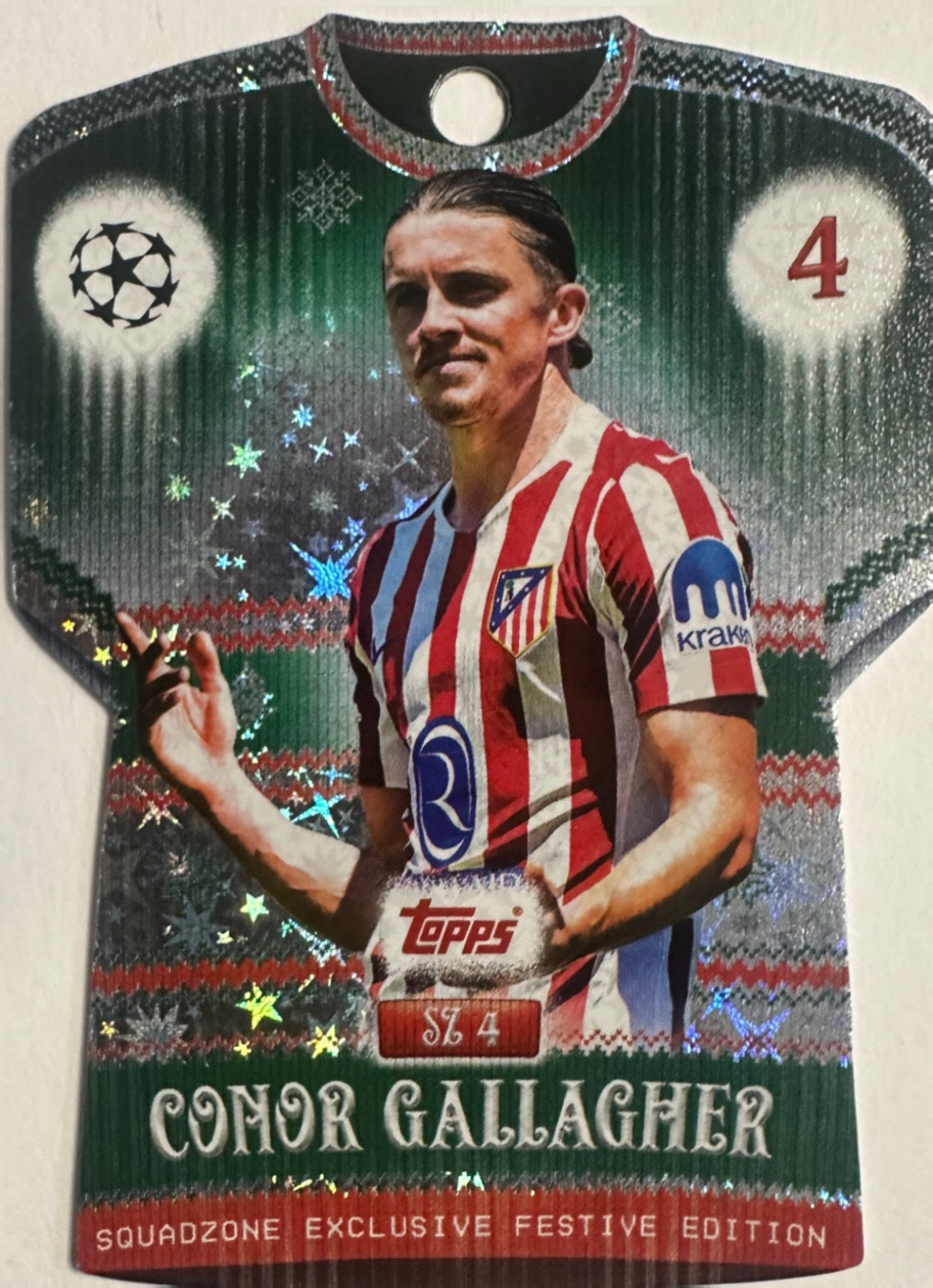 Topps Match Attax 2025/26 UCL Champions League - Scegli Parallel Festive Squadzone