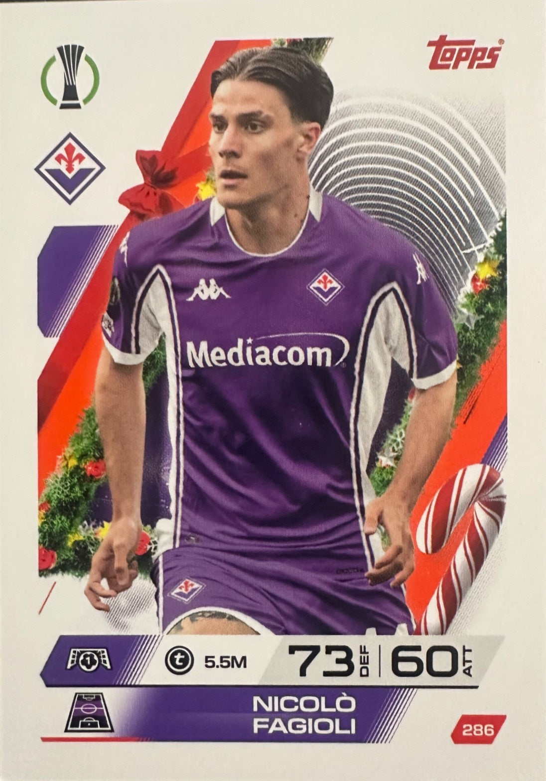 Topps Match Attax 2025/26 UCL Champions League - Scegli Parallel Festive Squadzone