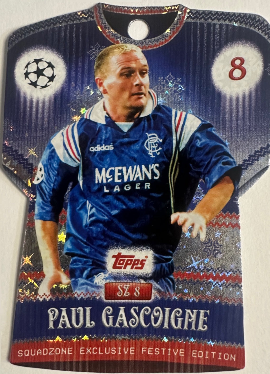 Topps Match Attax 2025/26 UCL Champions League - Scegli Parallel Festive Squadzone