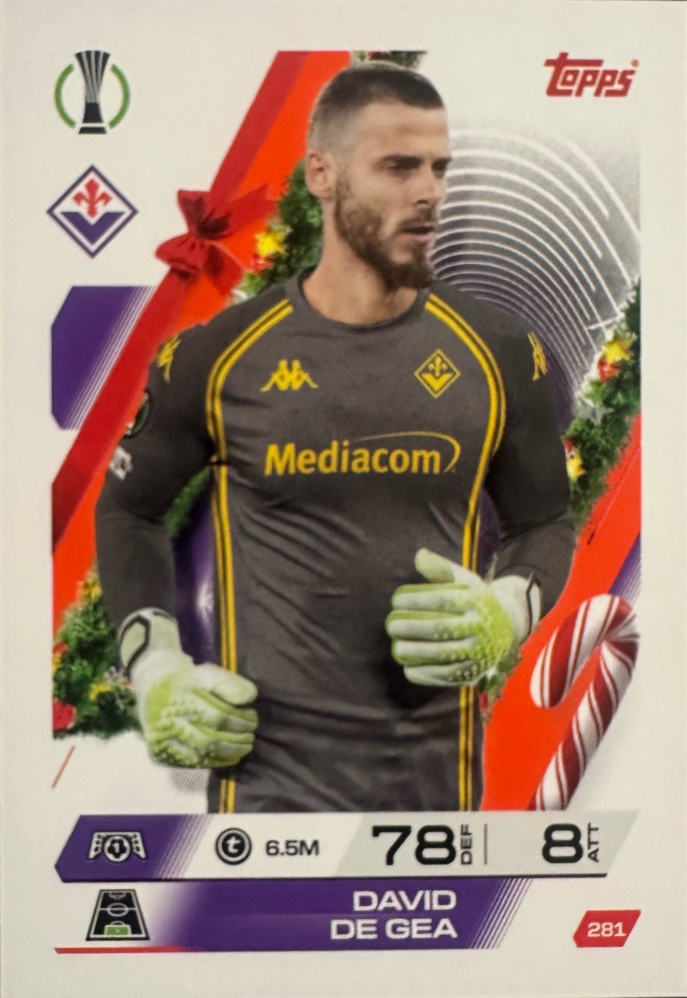 Topps Match Attax 2025/26 UCL Champions League - Scegli Parallel Festive Squadzone
