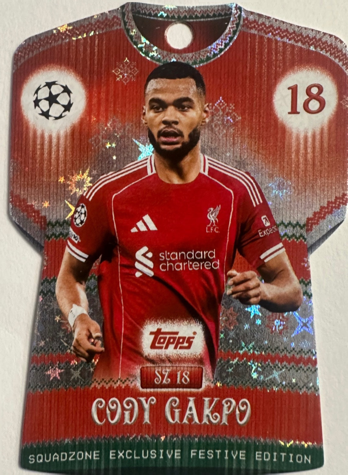 Topps Match Attax 2025/26 UCL Champions League - Scegli Parallel Festive Squadzone