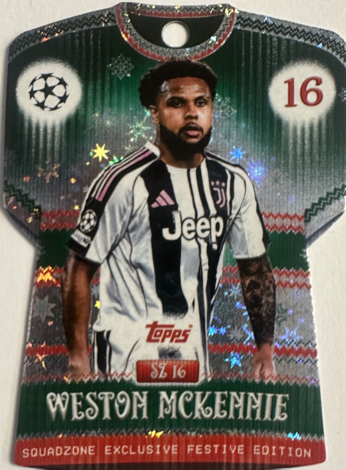 Topps Match Attax 2025/26 UCL Champions League - Scegli Parallel Festive Squadzone