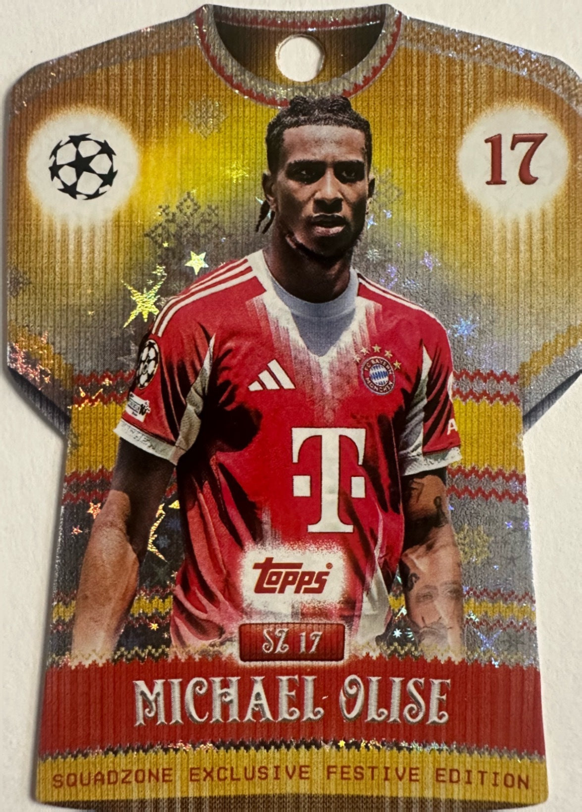 Topps Match Attax 2025/26 UCL Champions League - Scegli Parallel Festive Squadzone