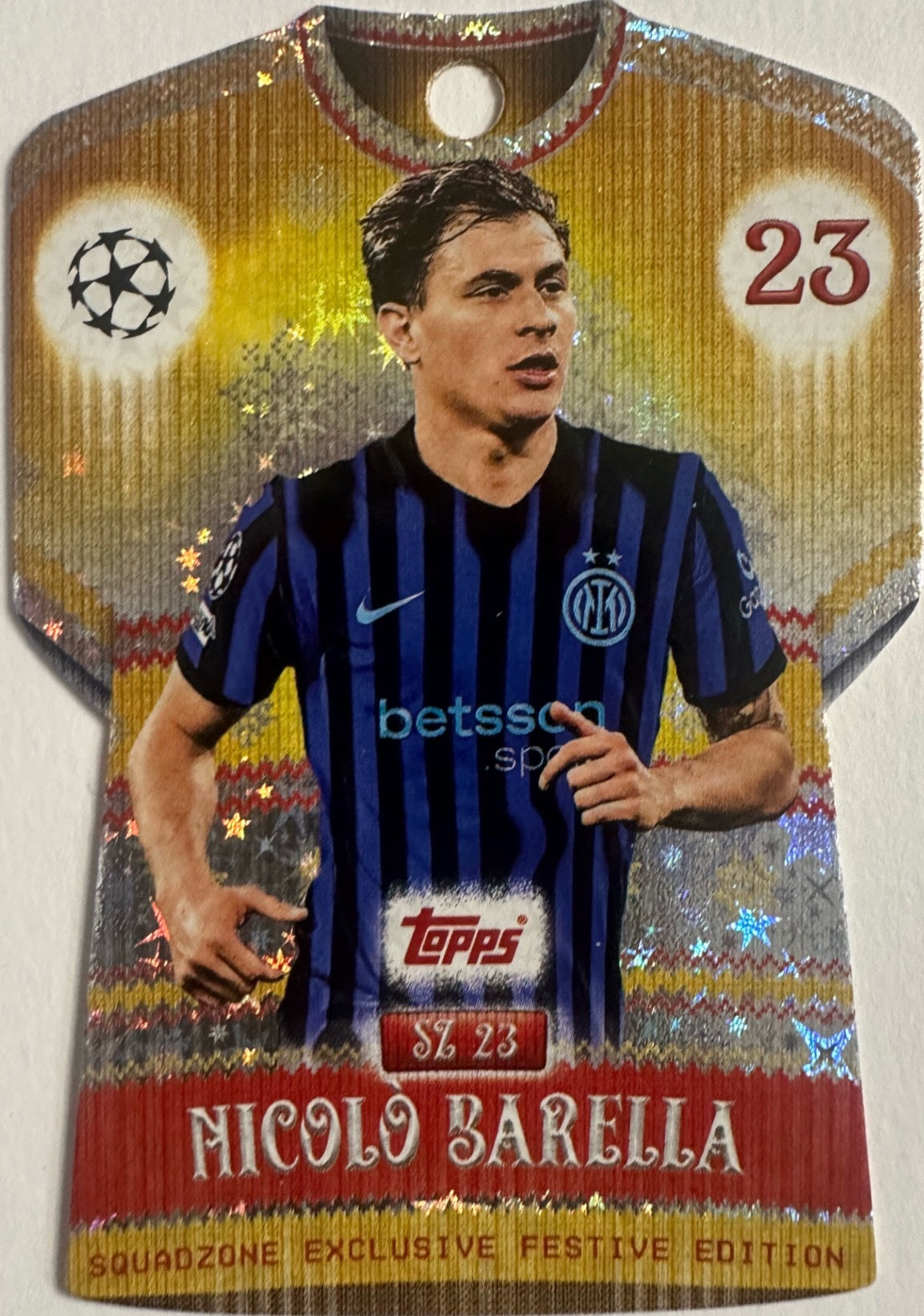 Topps Match Attax 2025/26 UCL Champions League - Scegli Parallel Festive Squadzone