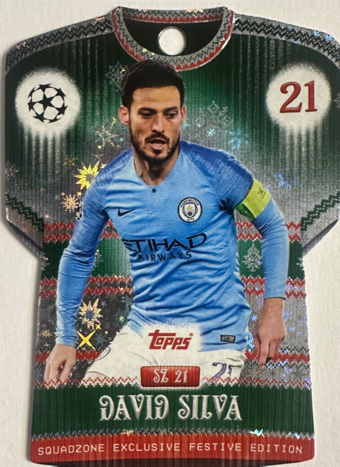 Topps Match Attax 2025/26 UCL Champions League - Scegli Parallel Festive Squadzone