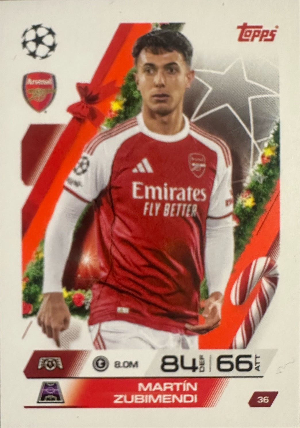 Topps Match Attax 2025/26 UCL Champions League - Scegli Parallel Festive Squadzone