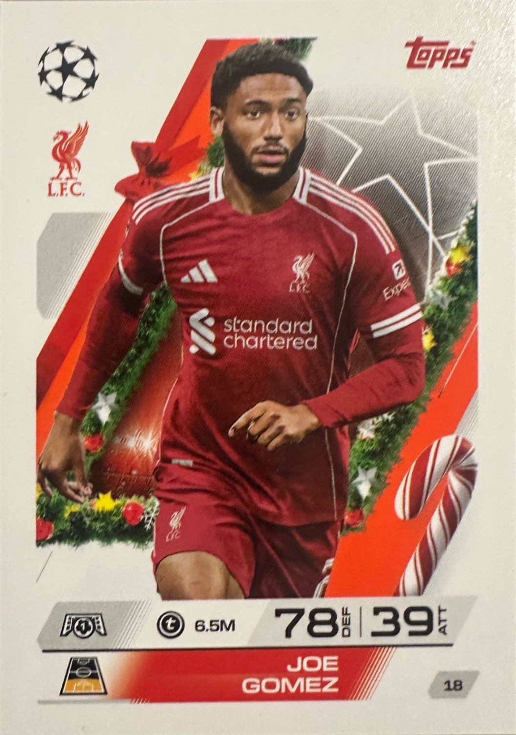 Topps Match Attax 2025/26 UCL Champions League - Scegli Parallel Festive Squadzone