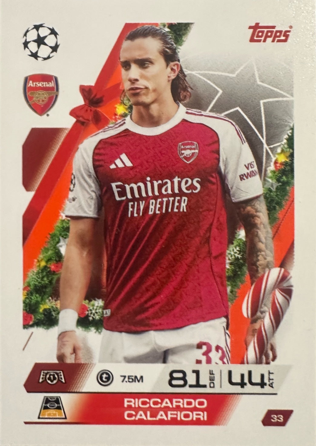 Topps Match Attax 2025/26 UCL Champions League - Scegli Parallel Festive Squadzone