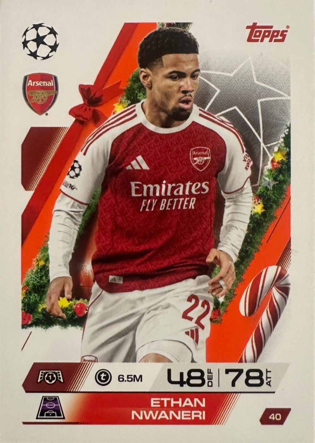 Topps Match Attax 2025/26 UCL Champions League - Scegli Parallel Festive Squadzone
