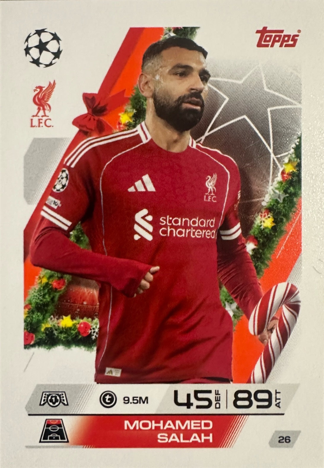 Topps Match Attax 2025/26 UCL Champions League - Scegli Parallel Festive Squadzone