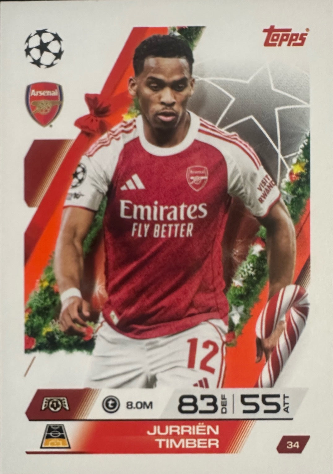 Topps Match Attax 2025/26 UCL Champions League - Scegli Parallel Festive Squadzone