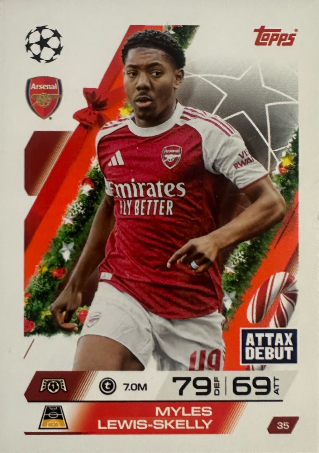 Topps Match Attax 2025/26 UCL Champions League - Scegli Parallel Festive Squadzone