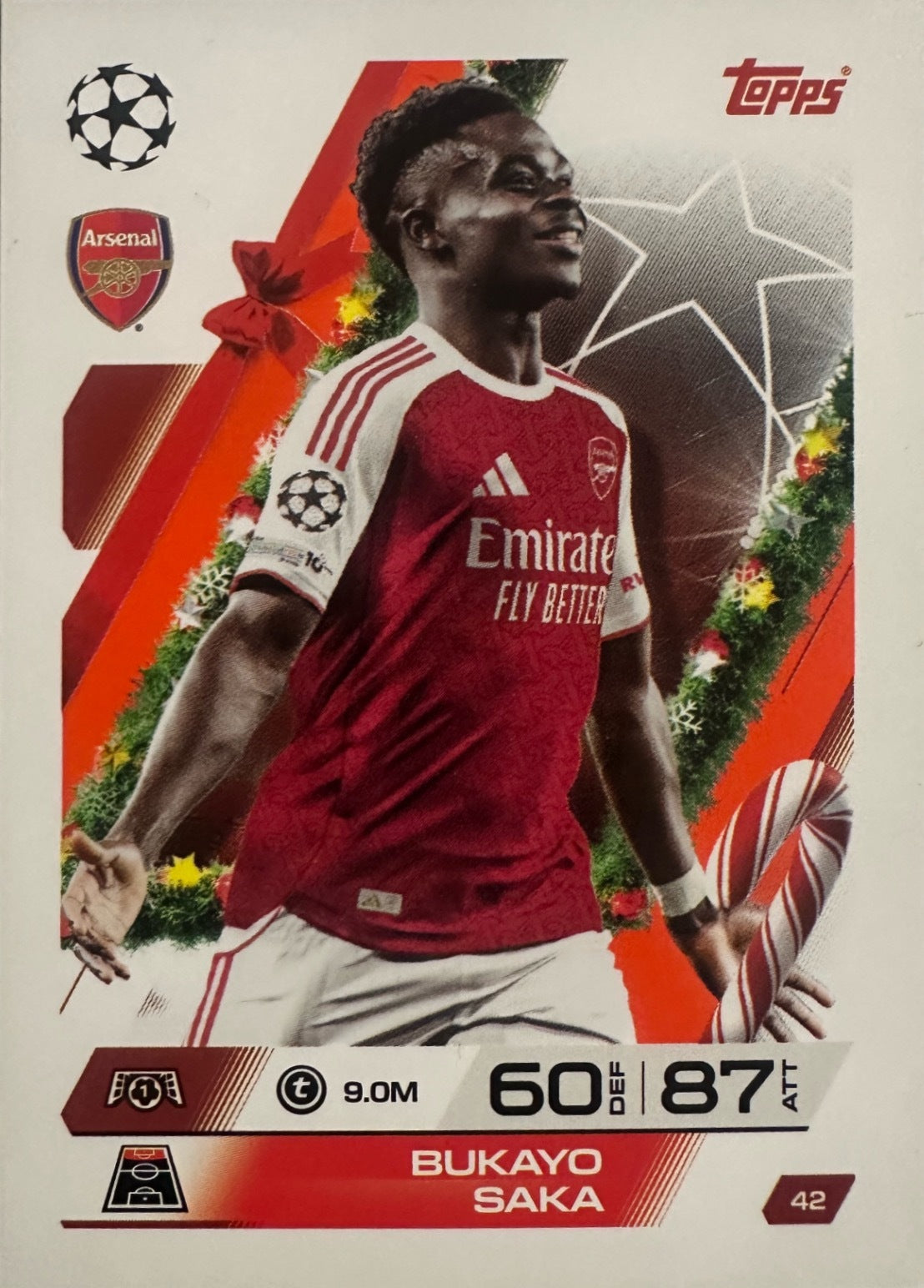 Topps Match Attax 2025/26 UCL Champions League - Scegli Parallel Festive Squadzone