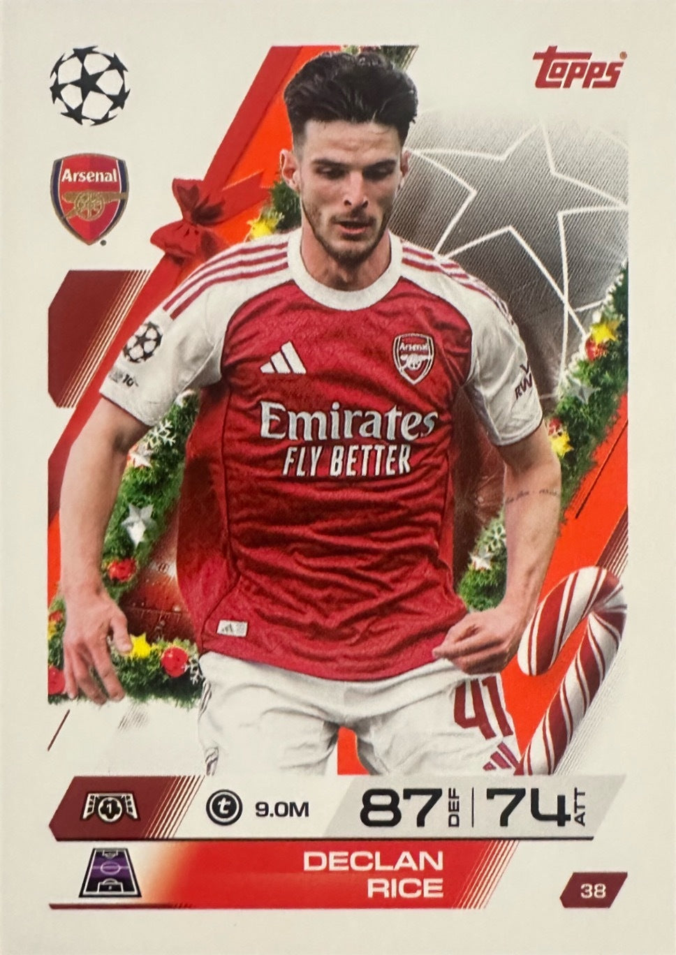 Topps Match Attax 2025/26 UCL Champions League - Scegli Parallel Festive Squadzone