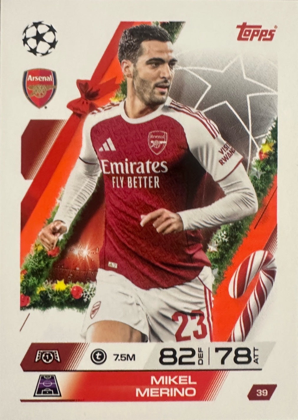 Topps Match Attax 2025/26 UCL Champions League - Scegli Parallel Festive Squadzone