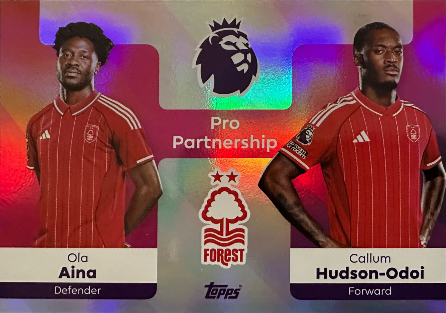 Topps Premier League 2025/26 2026 Scegli Card #301-400 Base Card Pro Partnership