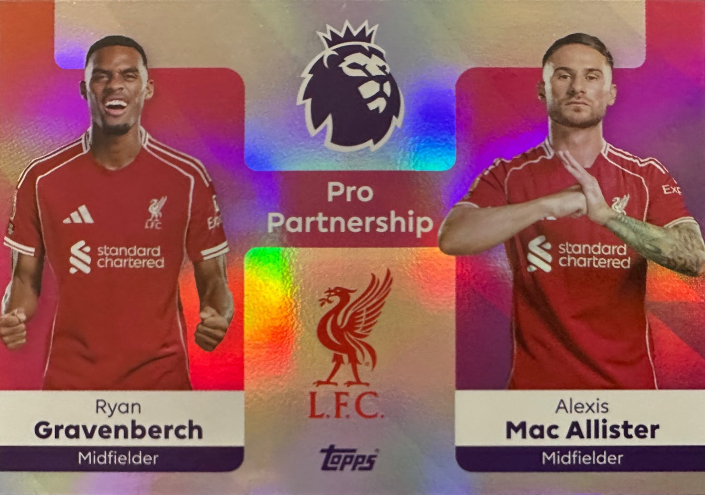 Topps Premier League 2025/26 2026 Scegli Card #301-400 Base Card Pro Partnership