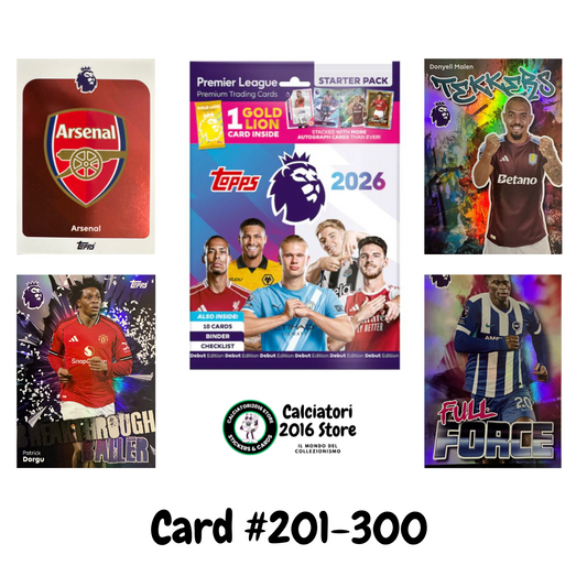Topps Premier League 2025/26 2026 Scegli Card #201-300 Base Card Team Badge