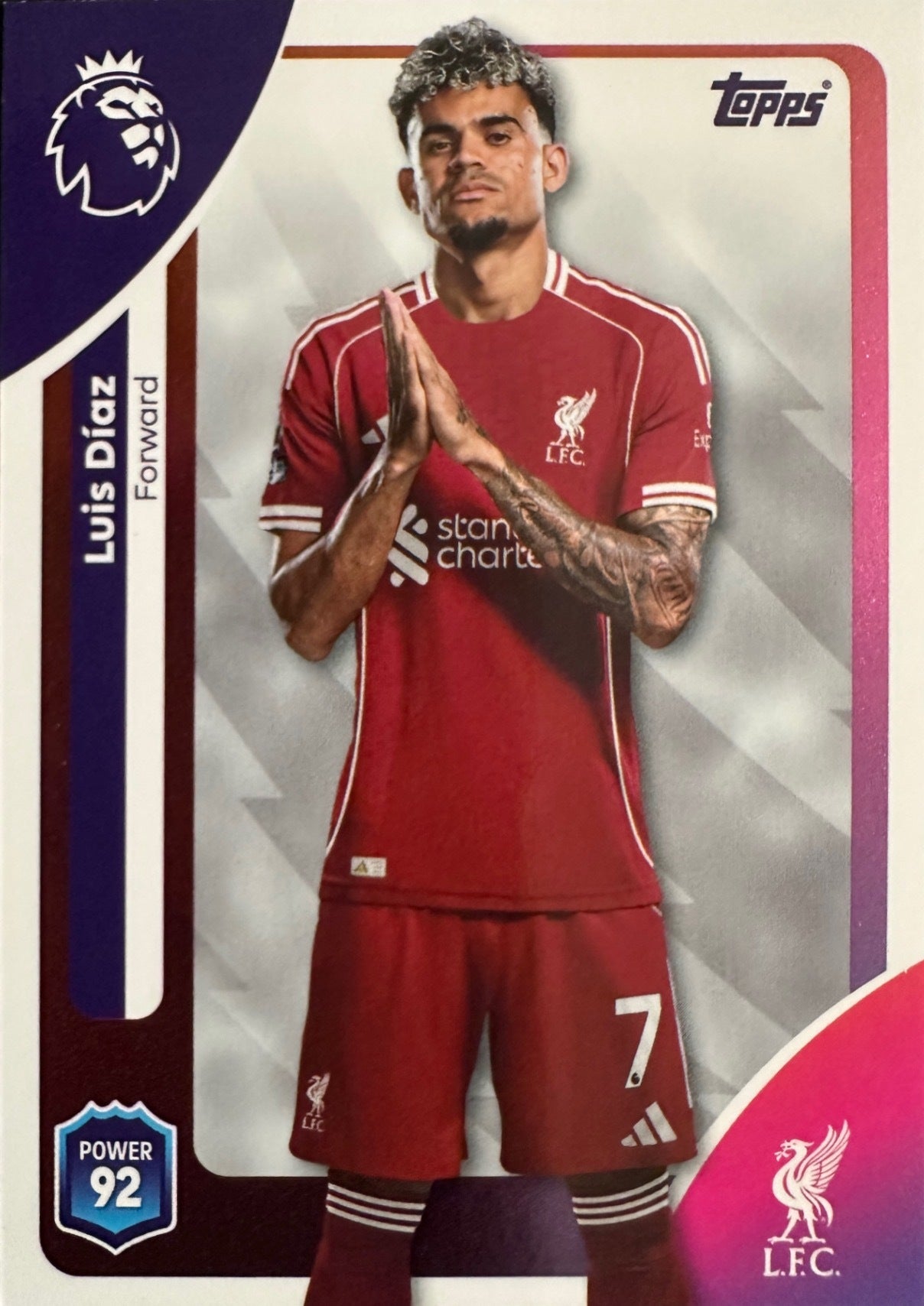 Topps Premier League 2025/26 2026 Scegli Card #101-200 Base Card Team Badge