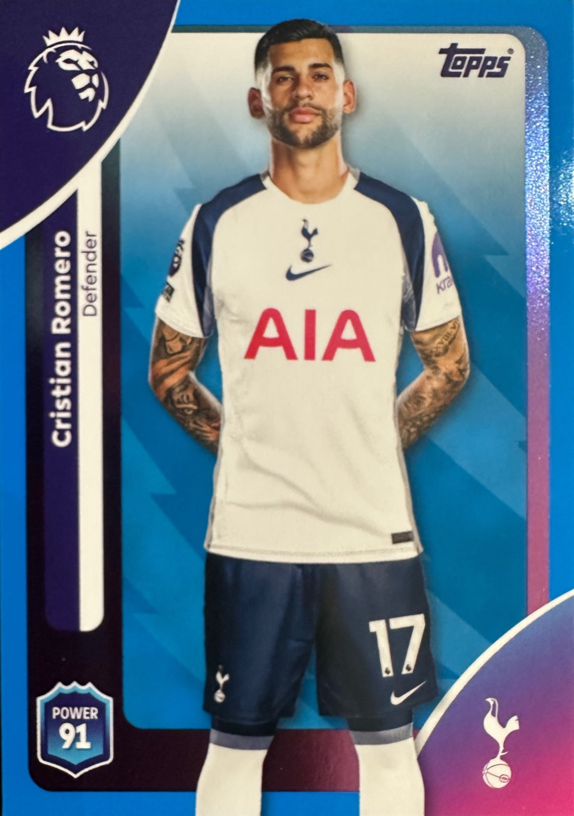Topps Premier League 2025/26 2026 Scegli Card #226-360 Blue Parallel