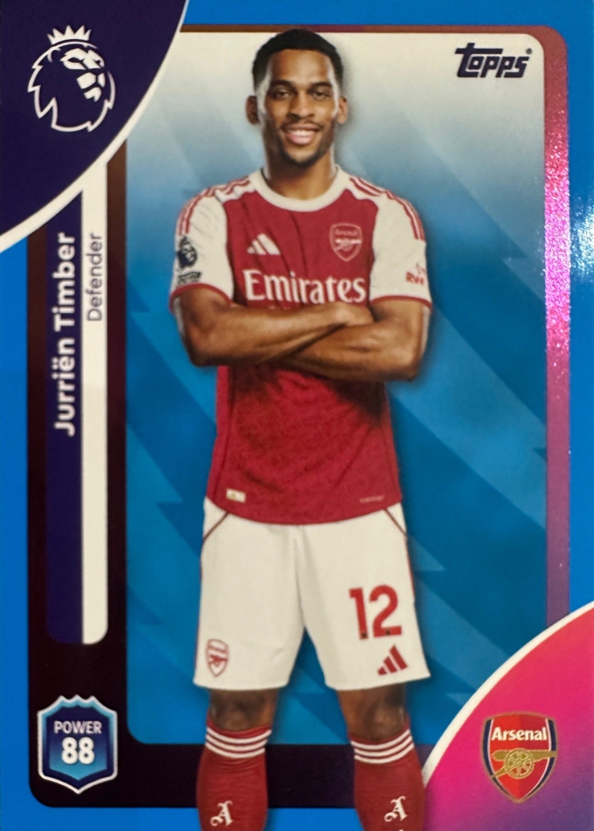 Topps Premier League 2025/26 2026 Scegli Card #1-225 Blue Parallel