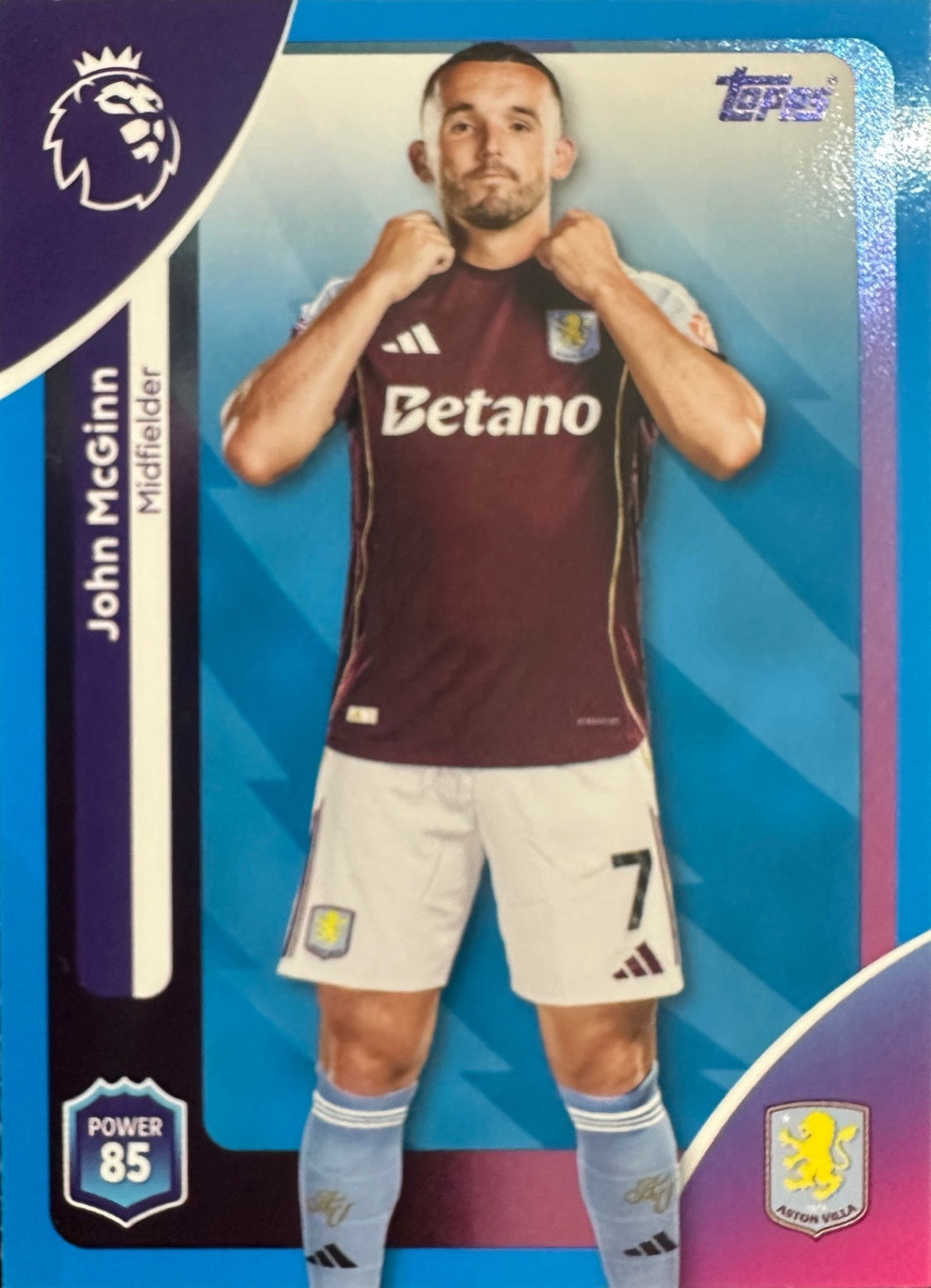 Topps Premier League 2025/26 2026 Scegli Card #1-225 Blue Parallel