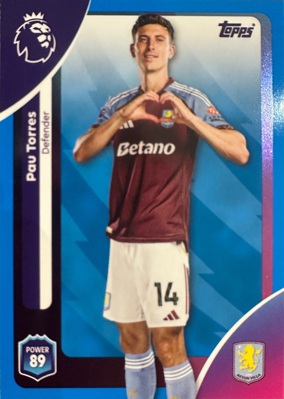 Topps Premier League 2025/26 2026 Scegli Card #1-225 Blue Parallel