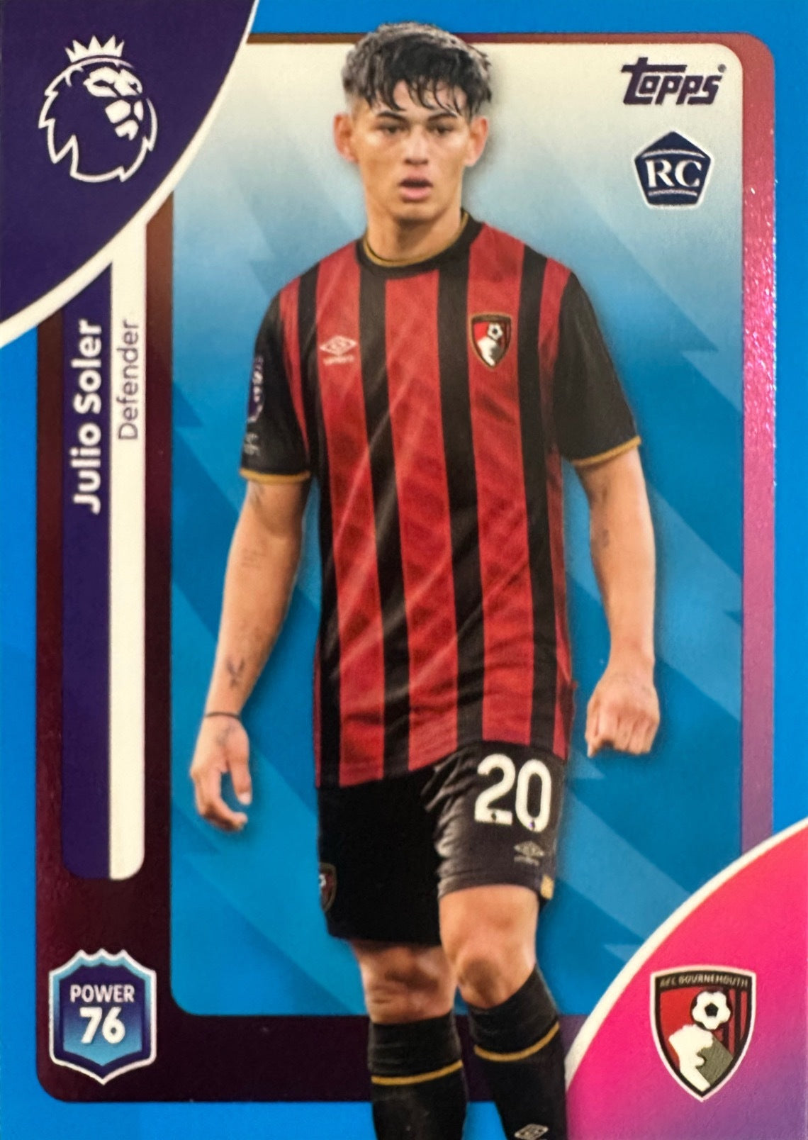 Topps Premier League 2025/26 2026 Scegli Card #1-225 Blue Parallel
