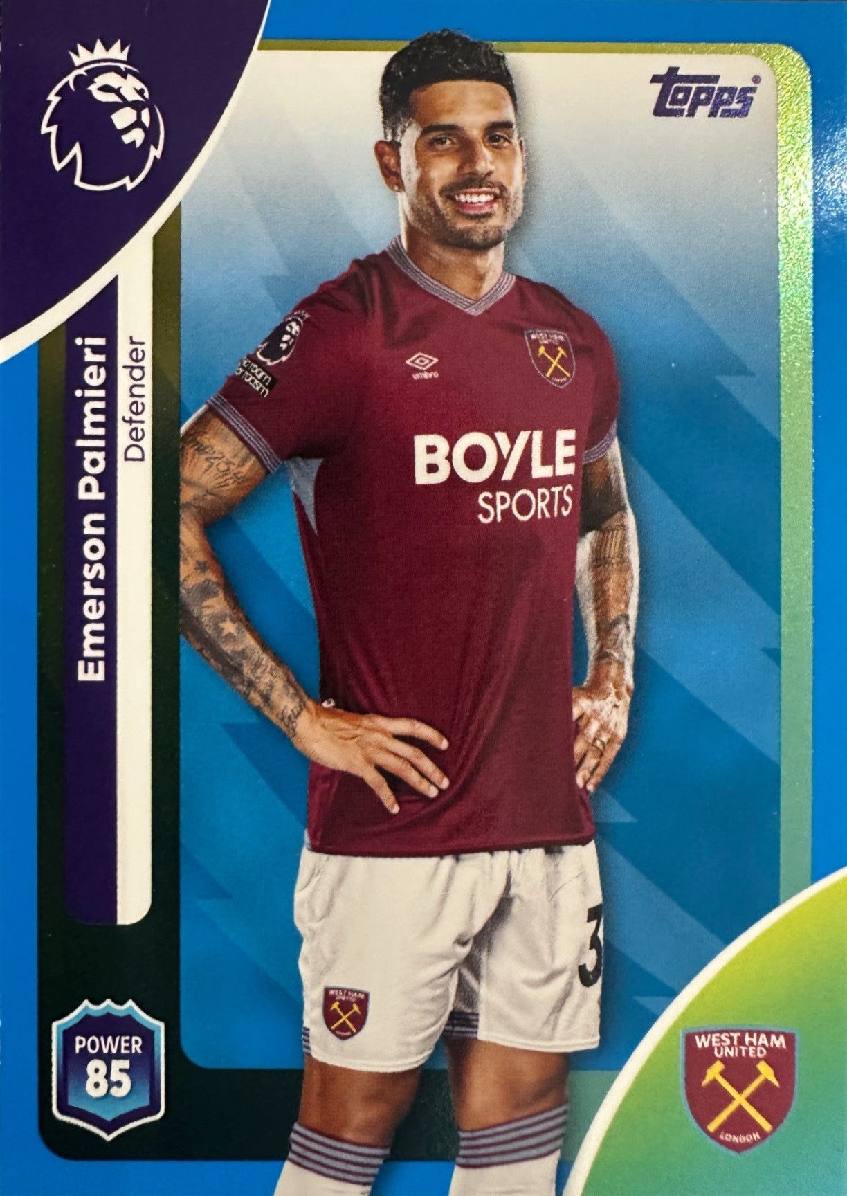 Topps Premier League 2025/26 2026 Scegli Card #226-360 Blue Parallel