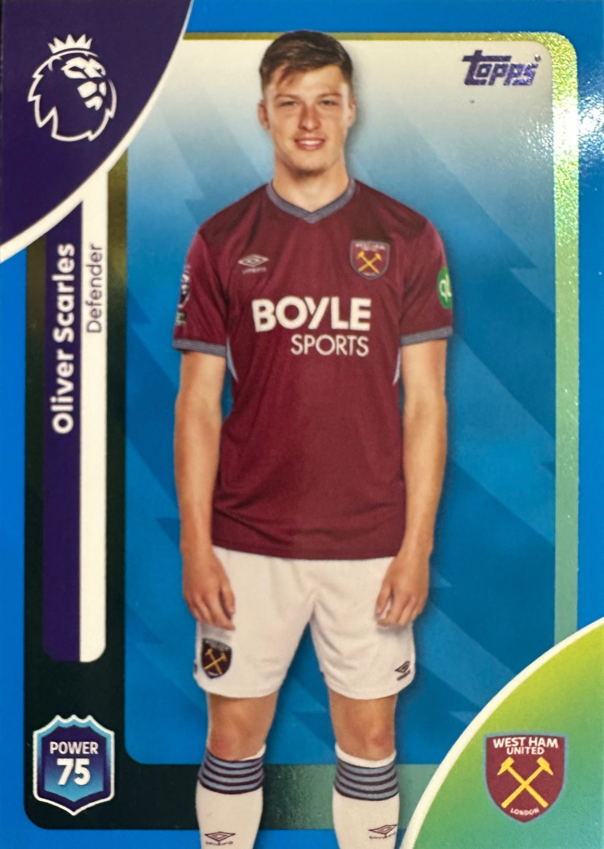 Topps Premier League 2025/26 2026 Scegli Card #226-360 Blue Parallel