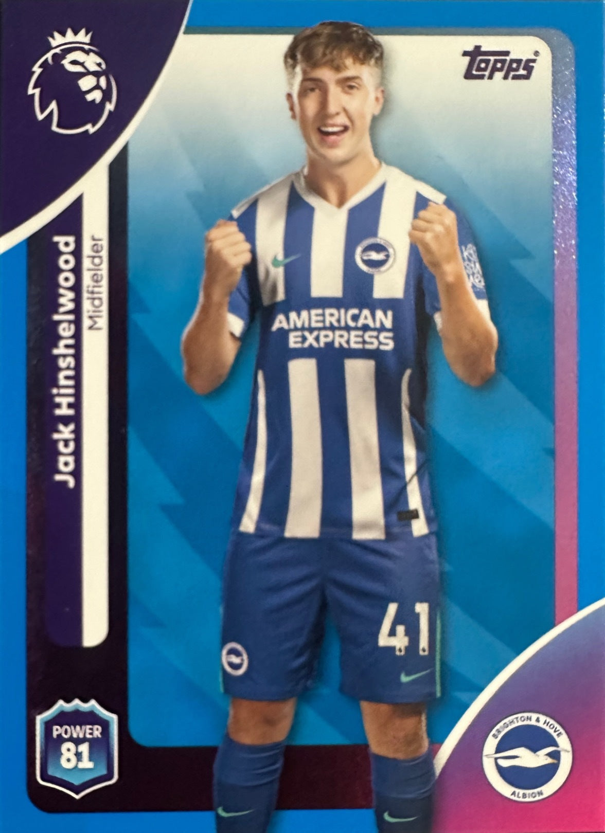Topps Premier League 2025/26 2026 Scegli Card #1-225 Blue Parallel