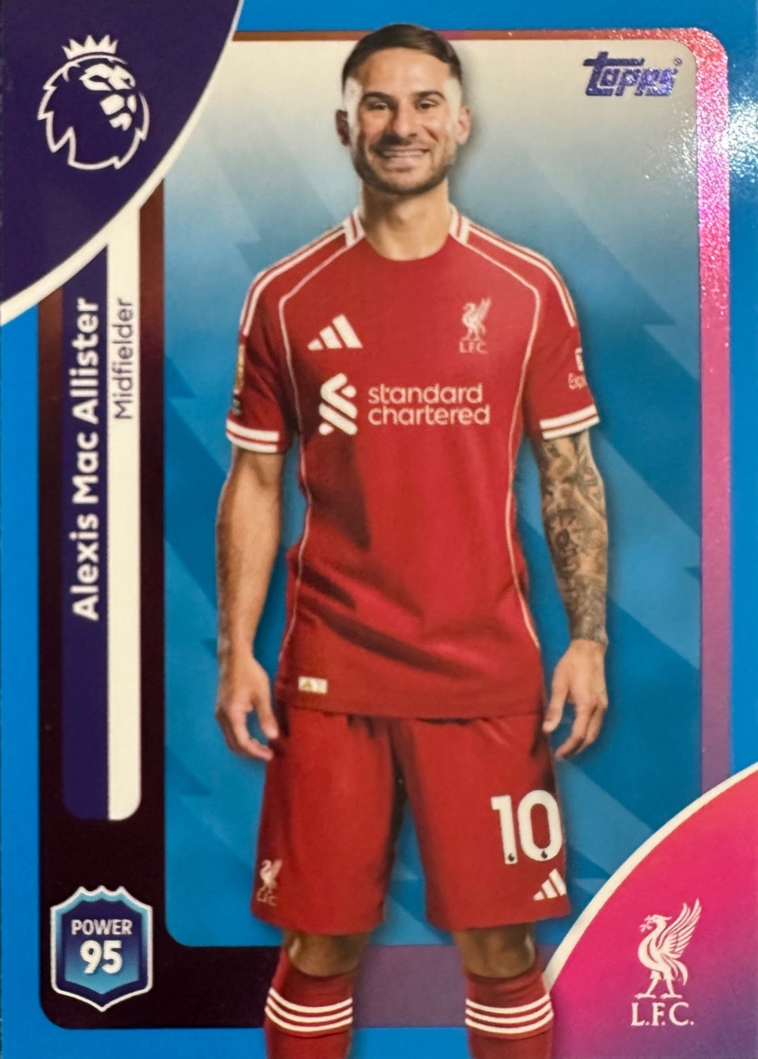 Topps Premier League 2025/26 2026 Scegli Card #1-225 Blue Parallel